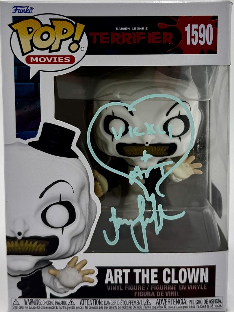 Samantha Scaffidi signed Funko #1590 "Art the Clown" - SWAU COA